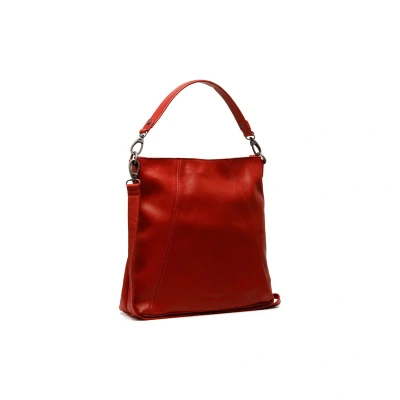 Afbeelding van The Chesterfield Brand Leren Schoudertas Rood Sintra