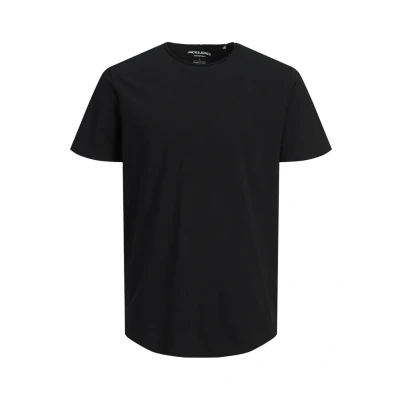 Afbeelding van Jack &amp; Jones Ebasher Oneck SS Tshirt basic, Heren, Maat: XL, Black