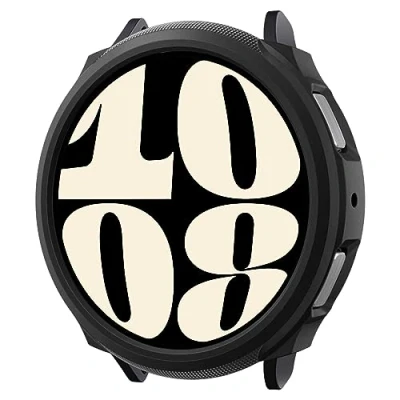 Afbeelding van Hoesje Geschikt voor Samsung Galaxy Watch6 40mm Liquid Air Case Zwart Spigen