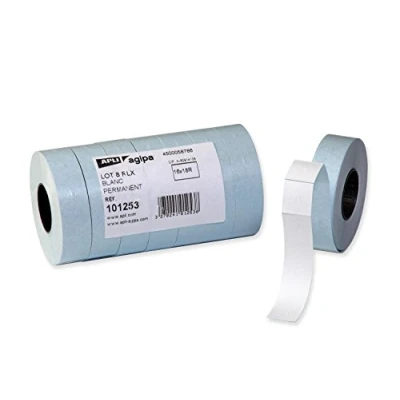 Image de Agipa etiquettes pour étiqueteuse, 16 x 18 mm, blanches 101253