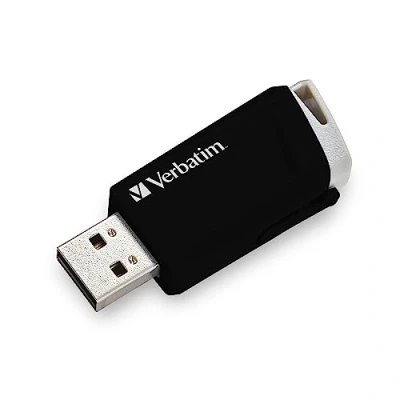 Afbeelding van Verbatim V Store N CLICK USB stick 32 GB Zwart 49307 3.2 Gen 1 (USB 3.0)