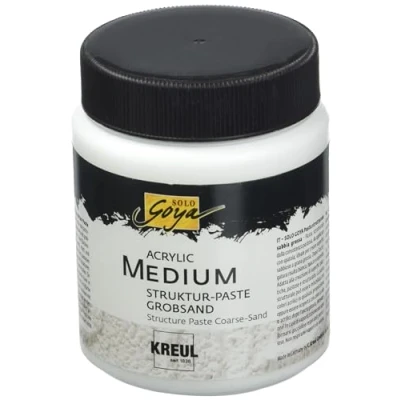 Image de Pâte de structure solo goya sable grossier, 250 ml kreul 85605