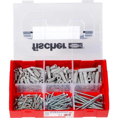 Afbeelding van Fischer fixtainer sx pluggen met schroeven 210 stuks