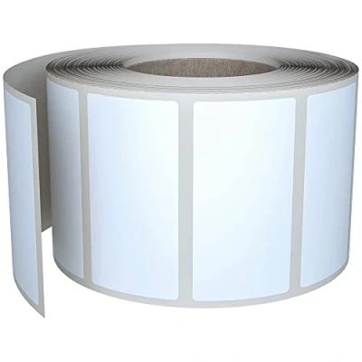 Afbeelding van Royal Green Zelfklevende etiketten, rechthoekig, groen, op rollen, 4 cm x 2 cm, permanent klevend, 500 stuks