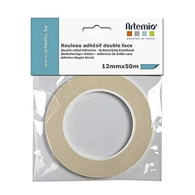 Afbeelding van Artemio dubbelzijdig plakband 12 mm X 50 m