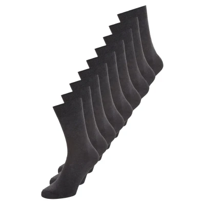 Afbeelding van camano 9 PACK Unisex Sokken, Maat: 35 38, Anthracite melange