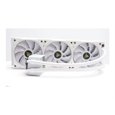 Image de Antec Symphony 360 ARGB Système de refroidissement liquide processeur Taille radiateur : mm (pour LGA1200, LGA1150, LGA1151, LGA1152, LGA1155, LGA1156, LGA1366, LGA2011 3, LGA2066, FM2, FM1, AM3+, AM2+, AM2, AM4) 120 blanc