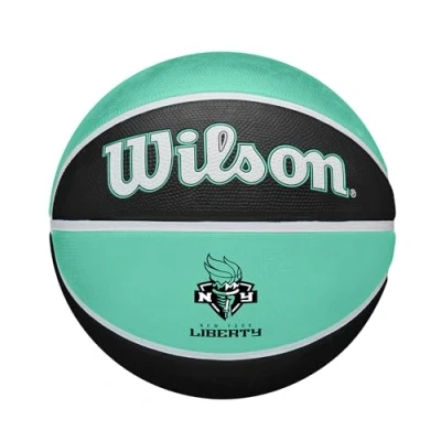 Afbeelding van Wilson Wnba Team Tribute New York Liberty Basketbal Bal Groen 6