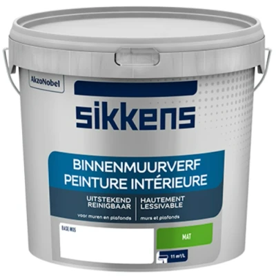 Afbeelding van Sikkens Binnenmuurverf Mat 5 liter Muurverven