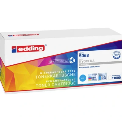 Afbeelding van Edding Toner vervangt Kyocera TK 5280 Compatibel Cyaan 11000 bladzijden EDD 5068 18