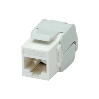 Afbeelding van ROLINE Cat.6 (Class E) Keystone, onafgeschermd, wit, geen gereedschap nodig