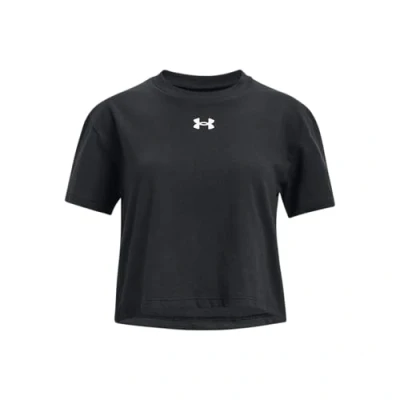 Afbeelding van Under Armour Short Sleeve CROP Sport Tshirt voor kinderen, Maat: 122/128, Black