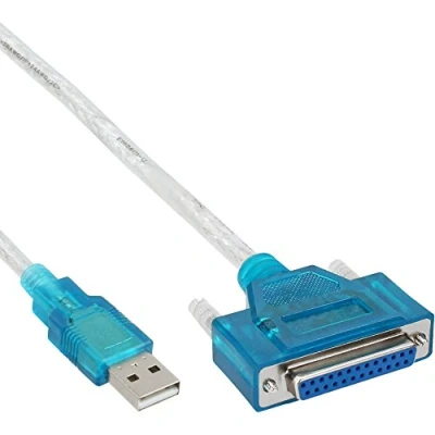 Afbeelding van InLine USB naar 25pin Parallel (1.80 m, (printer)), Interfacekabel