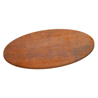 Afbeelding van Cortenstaal Staptegel ovaal 80 x 40 cm Per Stuk