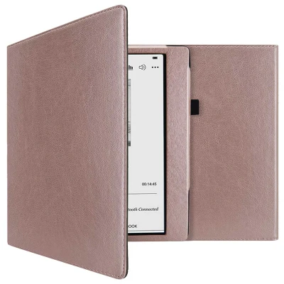 Afbeelding van Hoesje geschikt voor Kobo Elipsa 2E E reader iMoshion Vegan Leather Bookcase Rosé Goud