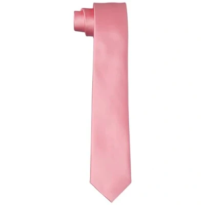Afbeelding van DonDon Handgemaakte stropdassen voor heren, zijdelook, 6 cm, Roze, Eén maat