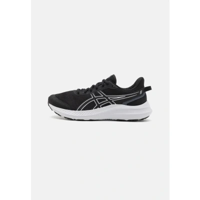 Afbeelding van Asics JOLT 5 Hardloopschoenen voor op de weg, Dames, Maat: 44.5, Black/white Textiel/ synthetisch