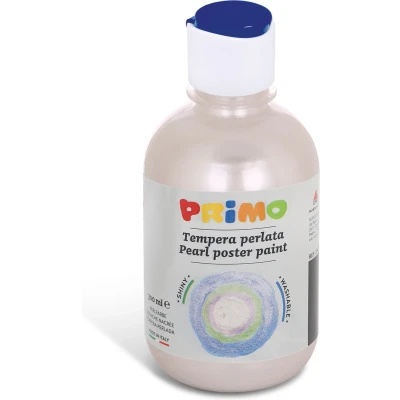 Afbeelding van Primo kant en klare PEARLESCENT plakkaatverf, flacon 300 ml met doorstroomdop parelmoer
