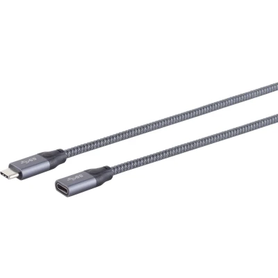 Afbeelding van Shiverpeaks S/CONN maximale connectiviteit USB C kabel verlengkabel, 3.2 Gen 2, Pro, 0,5m (0.50 m, 2x2),