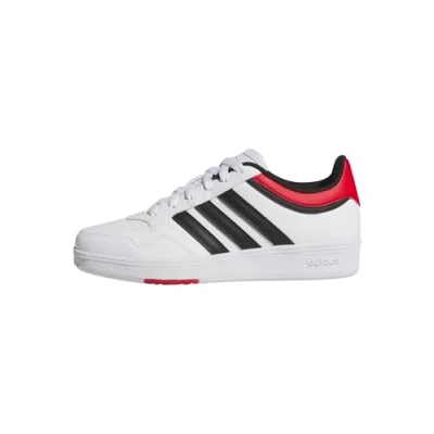 Afbeelding van adidas HOOPS 4.0 SHOES schoenen, uniseks, kinderen, Ftwr Wit/Core Zwart/Better Scarlet, 35.5 EU