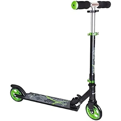 Afbeelding van muuwmi Aluminium step, 125 mm, ABEC 5 GS gecertificeerd, in hoogte verstelbaar, zwart/groen