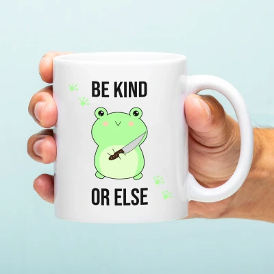 Afbeelding van Mok Be kind or else