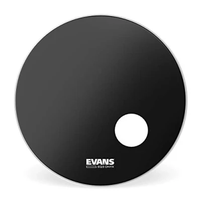 Afbeelding van Evans Onyx Resonant zwart BD22RONX, 22&quot;, basDrum Reso Bass drumvel