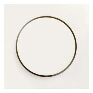 Afbeelding van Centraalplaat ION Industries E1 (Dimmer, Enkelvoudig, Mat wit)