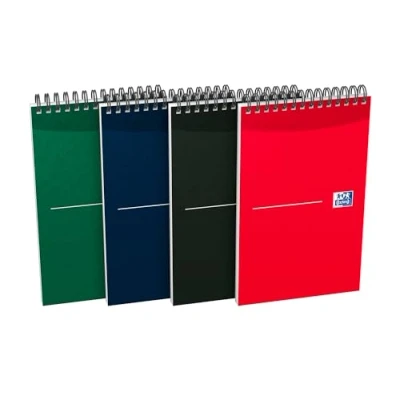 Image de Blocs office spirale 125x200 140 pages 90g 8mm Lot de 10 Oxford