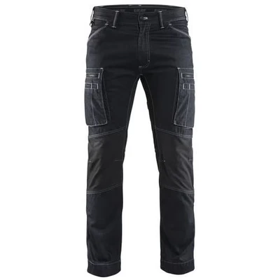 Image de Pantalon services denim stretch marine/noir