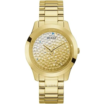 Afbeelding van Guess Ladies Trend Horloge goldcoloured, Dames, Maat: One Size, Gold coloured