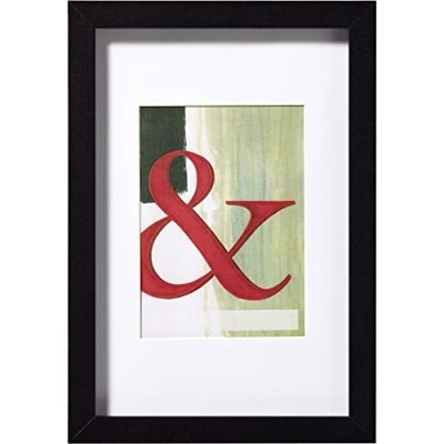 Image de Walther Design Stockholm Cadre, Bois, Noir, 18 x 3 23 cm