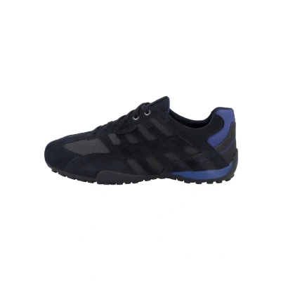 Afbeelding van Geox U Snake K LOW Sneakers laag Navy royal, Heren, Maat: 40, royal Leer/ synthetisch