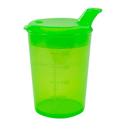 Afbeelding van Medi Inn Drinkbeker met deksel en drinkopening, 250 ml