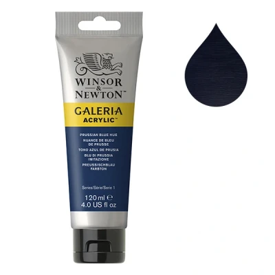 Image de Winsor &amp; Newton Galeria peinture acrylique (120 ml) 541 bleu de Prusse