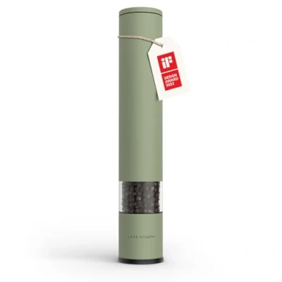 Afbeelding van LARS NYSØM &#039;Lagom&#039; Peper en zoutmolen XL 1 stuk (28,8cm) Verstelbae maalgraad Roestvrijstaal Sage