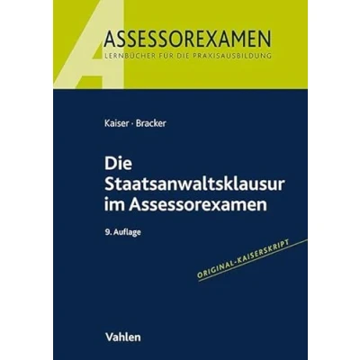 Afbeelding van Die Staatsanwaltsklausur im Assessorexamen
