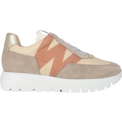 Afbeelding van Wonders Odisei dames sneaker Taupe maat 36 (EU) 3 (UK)