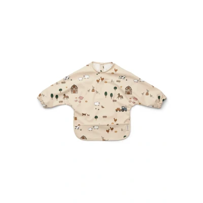 Afbeelding van Liewood Merle CAPE BIB Unisex Slabbetje voor kinderen, Maat: One Size, Farm / sandy