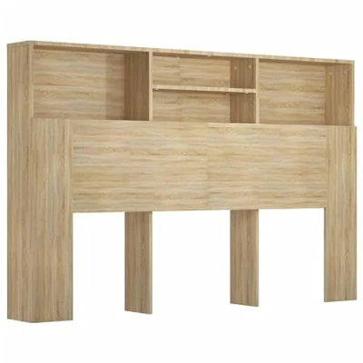 Afbeelding van vidaXL Hoofdbordkast Sonoma eiken 160 x 19 103,5 cm