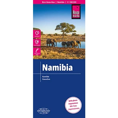 Afbeelding van Reise Know How Landkarte Namibia 1 : 1.200.000