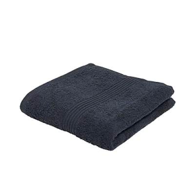 Afbeelding van Today Badhanddoek, katoen, 50 x 90 cm, effen, Essential Navy