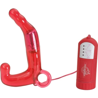 Afbeelding van Doc Johnson Men&#039;s Pleasure Wand Prostate Massager Rood Vibrator
