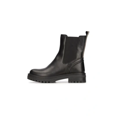 Afbeelding van PS Poelman MONK Dames Chelseal Korte laarzen, Dames, Maat: 39, Black Leer