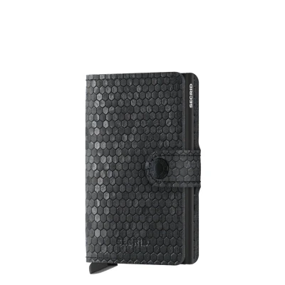 Afbeelding van Secrid Miniwallet Hexagon black Dames portemonnee