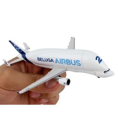 Afbeelding van Daron Postage Stamp Airbus House A300 600ST Beluga #2 1/400