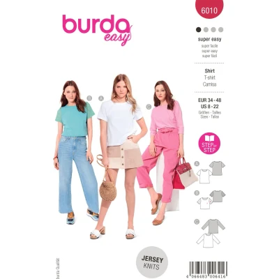Afbeelding van Burda Naaipatroon 6010 Shirt in variaties