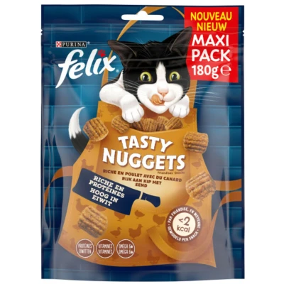 Afbeelding van 6x Felix Tasty Nuggets Kip &amp; Eend 180 gr
