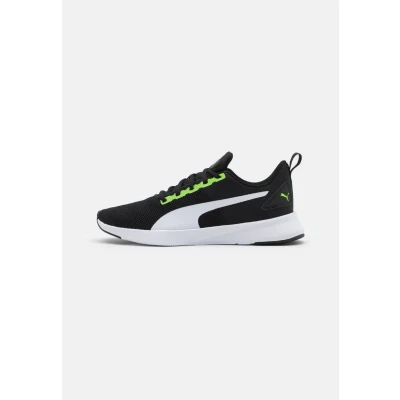 Afbeelding van Puma Flyer Runner JR Unisex Hardloopschoenen neutraal voor kinderen, Maat: 37, Green flash/white/black Textiel/ synthetisch