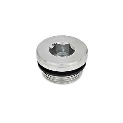 Afbeelding van Ganter Normelemente GN 749 M20X1,5 A sluitschroef zilver, fijne draad d1: M20x1 stuk